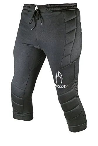 HO Soccer Pant. Pirata PORTERO Trousers 3/4 Logo JR Color: Black - Talla: 14