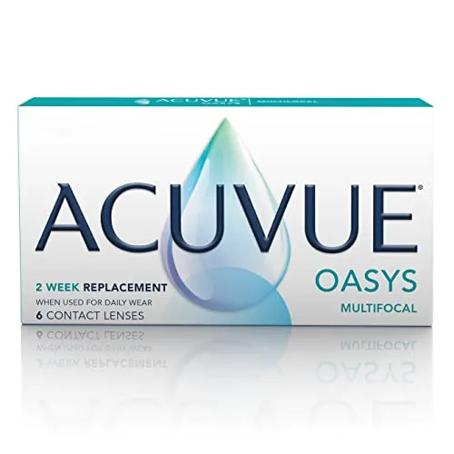 Acuvue Oasys Multifocal - Tecnologia Hydraclear Plus - Lenti Quindicinali - Protezione UV - 6 lenti