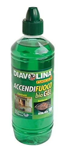 DIAVOLINA ACCENDIFUOCO Liquido BIOGEL ML 750 per CAMINETTI E Barbecue