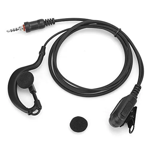 Kafuty-1 Cuffia Radio bidirezionale Auricolare con Gancio Auricolare Auricolare Impermeabile per ICOM IC-M33/M25/M34