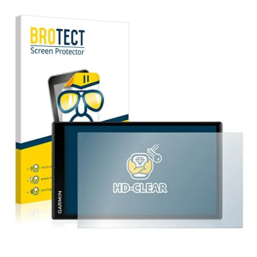 brotect Pellicola Protettiva Compatibile con Garmin DriveSmart 61 LMT-S Pellicola Trasparente (2 Pezzi) Anti-Impronte