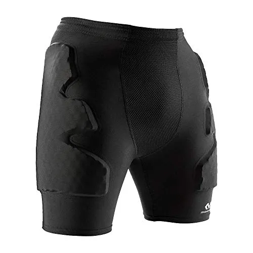 McDavid 7740 - Pantaloncini da Portiere di Calcio, Modello Guard, Nero, S