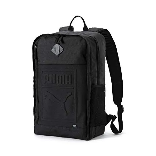Puma S Backpack Backpack, Unisex – Adulto, Puma Black, OSFA