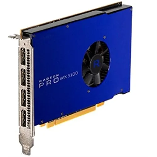 Scheda grafica AMD Radeon Pro WX5100 - 8GB GDDR5, PCIe 3.0, 4x DisplayPorts
