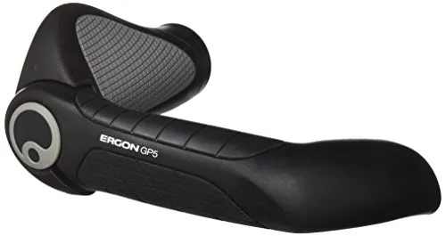 ERGON, Grips GP5-L Rohloff/Nexus Unisex adulto, Nero, L