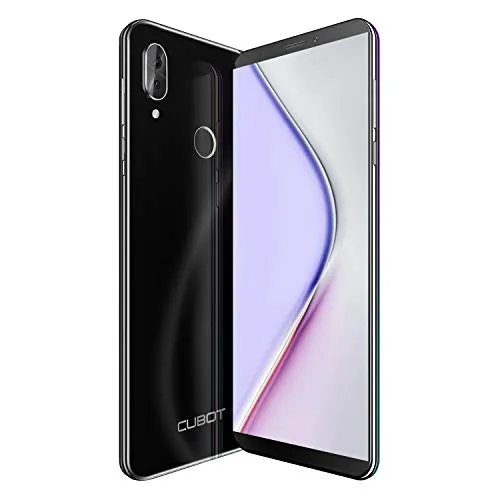 CUBOT X19 5.93 Pollici FHD+, 4G-LTE Smartphone, Android 9.0, Octa-Core 2.5GHz, 4000 mAh, 4GB RAM 64GB ROM, 5V/2A Type-C Ricarica Rapida, Face ID, Telecamera posteriore 16MP+2MP, Dual 4G SIM, Nero