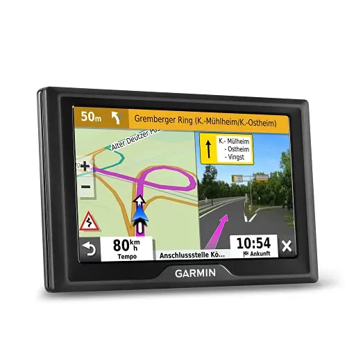 Garmin 010-02036-10 Drive 52 EU LMT-S Navigatore 5", Mappa Europa Completa, Aggiornamento a Vita e Servizi Live via Bluetooth, Infotraffico Live via Smartphone
