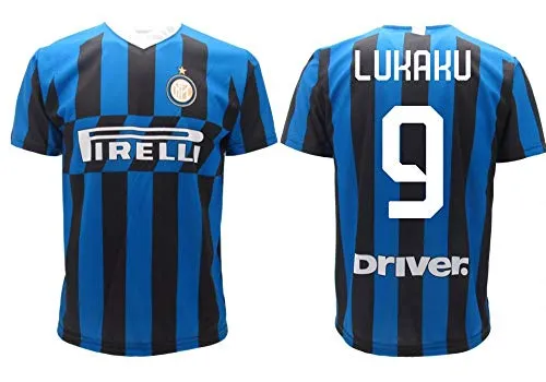 Maglia Lukaku Inter Ufficiale 2019 2020 Divisa Adulto Ragazzo Bambino Home nerazzurra Romelu 9 Home (12 Anni)