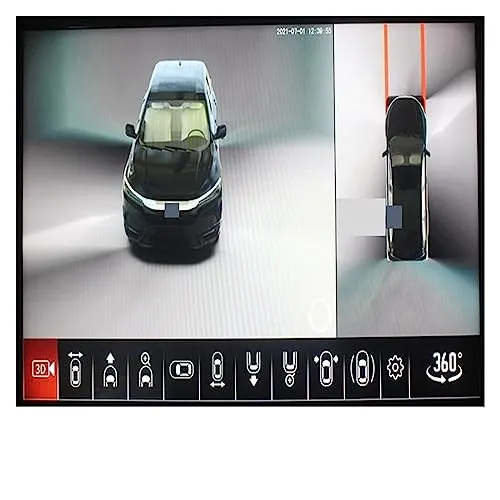 Tuta OEM Radio Compatibile for Honda M-NV X-NV VE-1 Auto Telecamera a 360 Gradi Birds Eye Vista panoramica Parcheggio Surround Monitoraggio Intorno ad AVM (Color : Model 3)