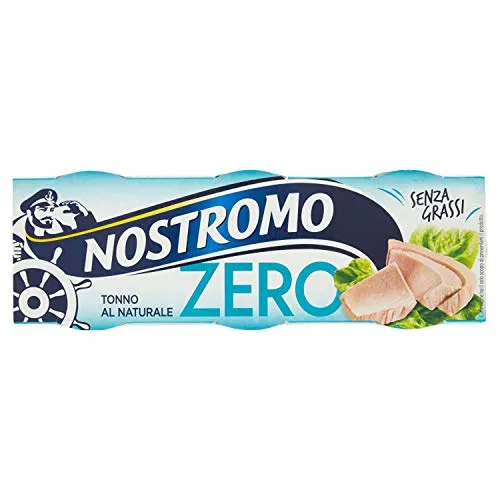 Nostromo Zero Tonno Al Naturale 3 Lattine - 3 x 65g