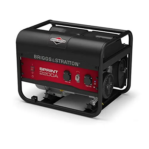 Briggs & Stratton SPRINT 2200A Generatore portatile a benzina - Potenza di funzionamento di 1700 watt/2125 watt di avviamento, 030671A