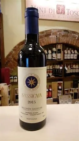 BOLGHERI SASSICAIA DOC 2015 MEZZA BOTTIGLIA TENUTA SAN GUIDO LT 0,375