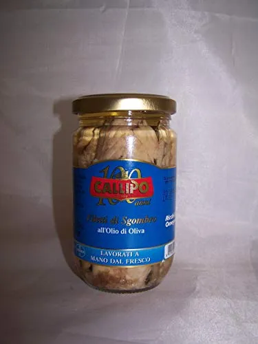 Filetti di sgombro all'olio d'oliva