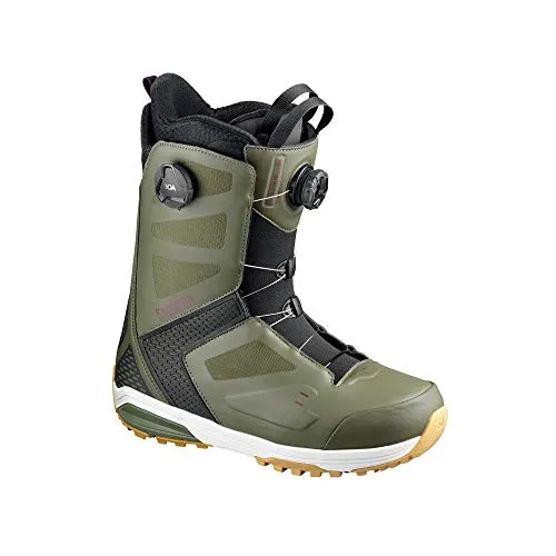 Salomon - Stivali da Snowboard Dialogue Focus Boa OLV/FI - Uomo - Verde, Taglia 40.5