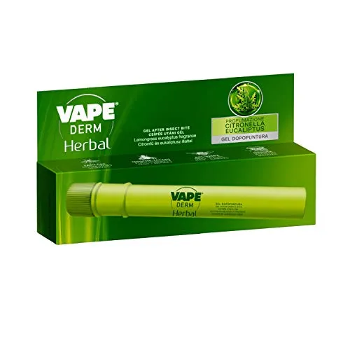 Vape Derm Herbal Penna Gel Dopo Puntura zanzare mosche tafani api vespe e meduse