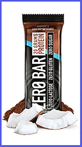 BioTech USA Zero Bar, Cioccilato Cocco - 20 Barette da 50 g con 22.5 g di Proteine