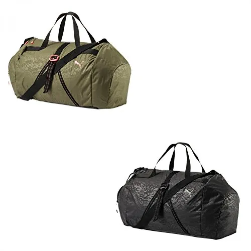 Puma Uni Fit AT Sports - Borsa, Unisex - Adulto, Borsa, 074811 01, Nero (Black-Reflective Silver), 56 x 30 x 1 cm