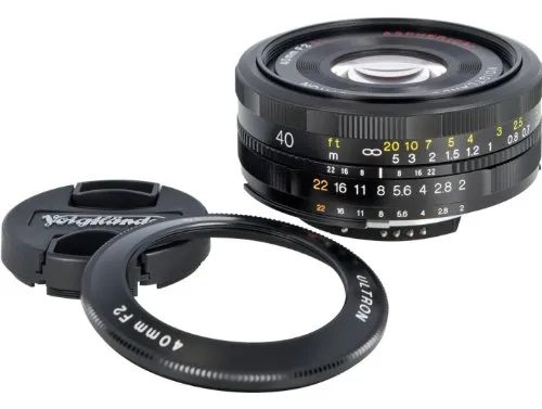 Voigtländer 40 mm/1:2.0 Ultron SL II - S SLR Obiettivi standard Nero