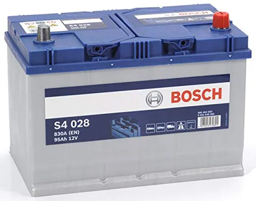 Bosch S4028, Batteria per Auto, 95A/h, 830A, Tecnologia al Piombo Acido, per Veicoli Senza Sistema Start/Stop
