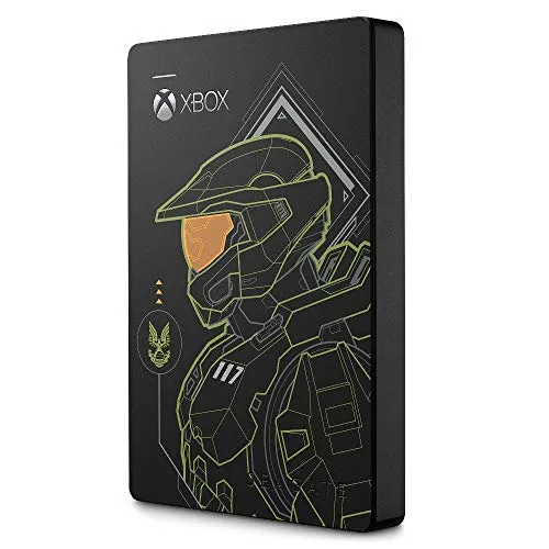 Seagate Game Drive for Xbox Halo Edition, Hard Disk Esterno da 2 TB, Master Chief Special Edition, USB 3.2 Gen 1, Xbox One, Xbox Series X & Y, 2 Anni di Servizi Rescue (STEA2000431)