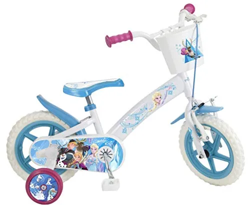 Toimsa Disney Princess Frozen 680 EN71 - Bicicletta da Bambino con Licenza Frozen da 12 Pollici