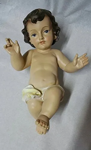 PUNTO CASA GESU' Bambino PRESEPE LUNGH. 32 CM Statua BAMBINELLO LARGH. 19,5 CM 27599