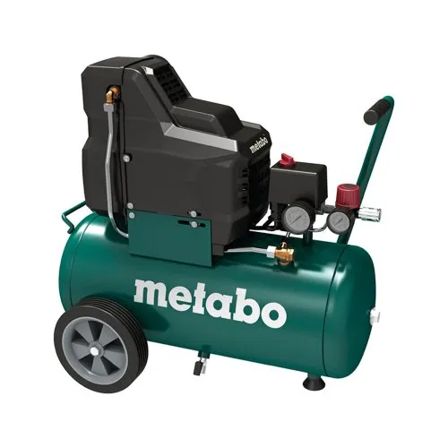 Metabo Basic 250-24 W OF Compressore per corrente alternata monofase, 1,5kW, 8 bar, 24l, Verde/Nero