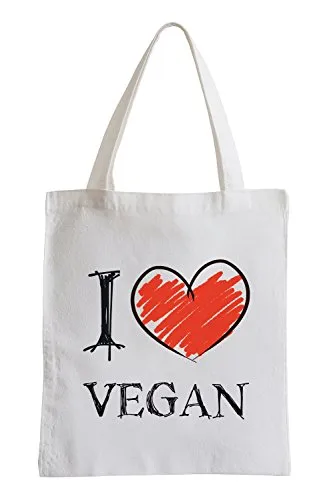 Amo Vegan Fun sacchetto di iuta
