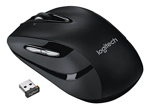 Logitech M545 Mouse Wireless Compatibile con Bluetooth/Unifying, Nero