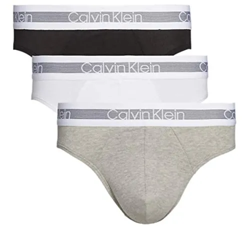 Calvin Klein Slip Uomo Confezione da 3 Cooling NB2142A-MP1 Hip Brief 3PK - M
