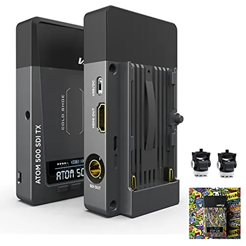 Vaxis Atom 500 Sistema di Trasmissione Video Senza Fili SDI HDMI Doppia Interfaccia per DSLR Fotocamera HD Telefono Mobile APP Monitoring