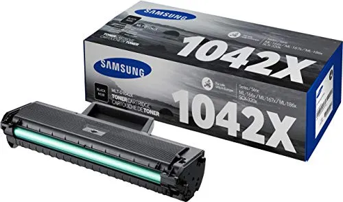 Samsung MLT-D1042X, SU738A, Cartuccia Toner, da 700 pagine, compatibile con le stampanti Samsung LaserJet ML-1660, ML-1665, SCX-3200, SCX-3205 e SCX-3205W, Nero