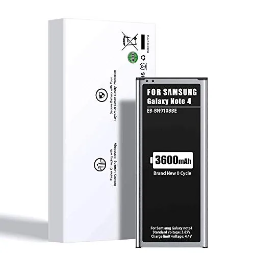 Batteria per Note 4, ZMNT 3600mAh Nuova Batteria di ricambio per Samsung Galaxy Note 4 N910, N910U 4G LTE, N910V(Verizon), N910T(T-Mobile), N910A(AT&T), N910P(Sprint)