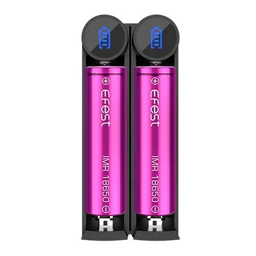 Efest, caricabatterie Slim K2 per batterie 18650 (batterie non incluse)