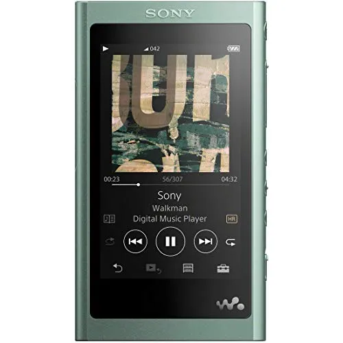 Sony Walkman A Series 16 GB NW-A55: Bluetooth microSD corrispondente ad alta risoluzione, supporta fino a 45 ore di riproduzione continua, anno modello 2018, orizzonte verde NW-A55 G