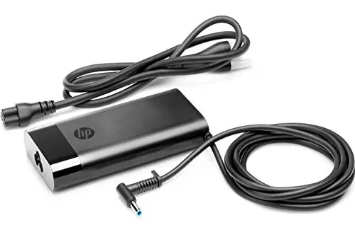 HP-PC Alimentatore Pavilion High Power Adapter 150W, Compatibile con i notebook/tablet HP con connettore da 4.5 mm, Alimentazione a 150 W, Design Potente, Compatto e Tascabile, Nero