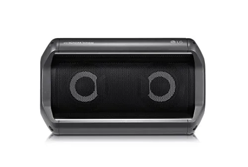 LG PK5 Outdoor Speaker, Bluetooth, con tecnologia Meridian, Colore Nero