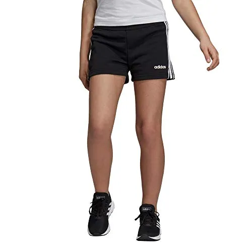 adidas Essentials 3s Short, Shorts Bambina, Black/White, 14-15A