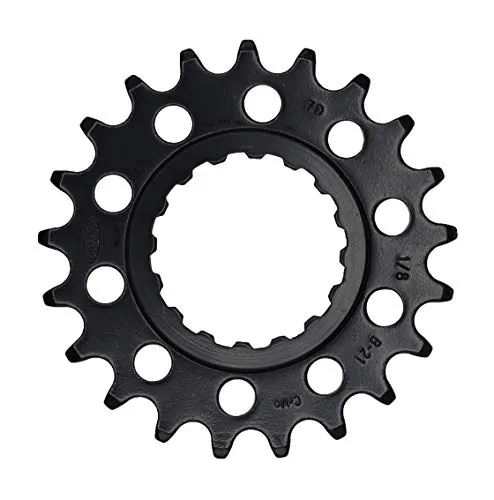 KMC Sprocket Front 21t Chromoly 1/8", Pignone Anteriore Unisex Adulto, Nero, 0,3 cm