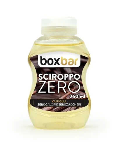 Sciroppo Zero Boxbar - ZERO CALORIE ZERO ZUCCHERI (Vaniglia, 1 Flaconi)