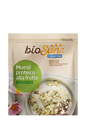 S.Martino Biosun, Muesli Proteico alla Frutta Biologico - 200 gr