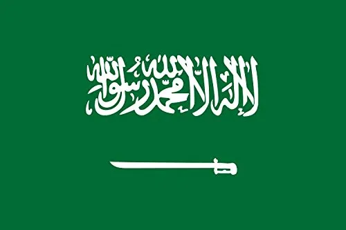 Durabol Bandiera dell'Arabia Saudita 150 x 90 cm Double Pique Satin