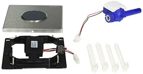 Geberit 116,035.SN.1-Sistema di scarico elettronico Sigma10, a batteria, in acciaio INOX spazzolato e lucido/satinato