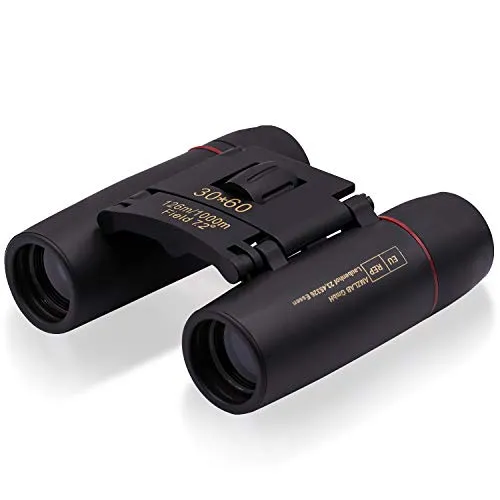 Binocolo per adulti e bambini, con visione notturna, telescopio pieghevole durevole per bird watching, escursionismo, caccia, sport