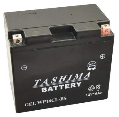 Tashima - Batteria moto Gel WP16CL-BS / YB16CL-BS 12V 19Ah - WP16CLBS;WP16CL-BS;