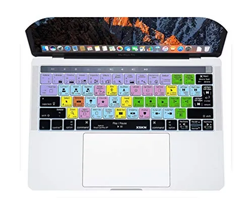Final Cut Pro X - Cover per tastiera Touch Bar per MacBook 13 15, per Mac A1706 A1707 A1989 A1990 US EU universale