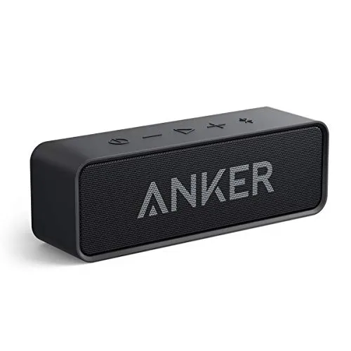 Anker Altoparlante Bluetooth SoundCore - Speaker Portatile Senza Fili con Microfono Incorporato e Doppia Cassa Audio di Alta Qualità Per iphone X/8/8 Plus, iPad, Samsung e Altri