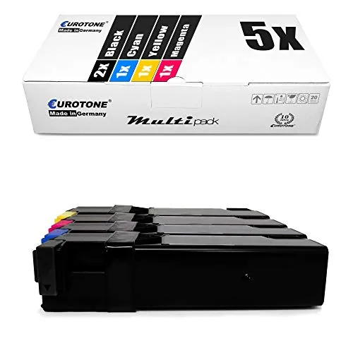 5x Müller Printware cartuccia del toner per Xerox Phaser 6125 V N sostituisce 106R01331-106R01334