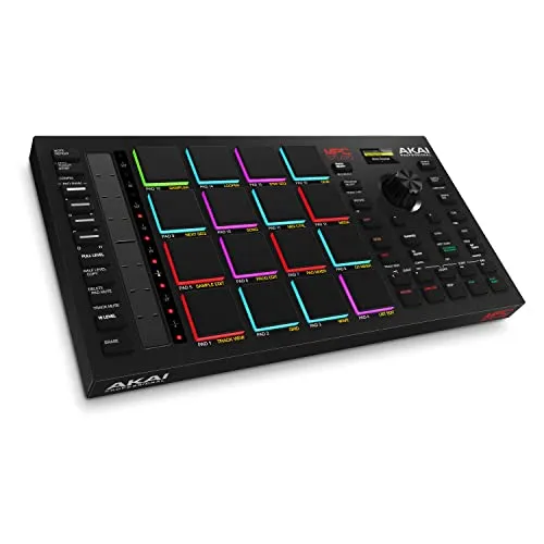 AKAI Professional MPC Studio - Controller MIDI Beat con 16 pad RGB sensibili alla velocity, MPC Software, striscia touch assegnabile e display LCD