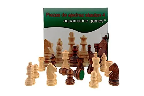 Aquamarine Games – Figure per Scacchi Staunton 4, cp029 a